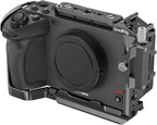 SmallRig Cage for Sony FX30 FX3 FX3A with Cable Clamp for HDMI, Classic Bright Black Surface, Included Cold Shoe and NATO Rail, Modular Design Compatible with Original XLR Handle