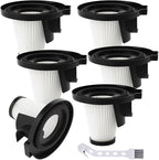 Attemart 6 Pack Filter Replacement Compatible with Ionvac ZipVac 8842 3-in-1 Corded Upright/Handheld Floor and Carpet Hand Vacuum Cleaner