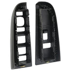 Window Switch Bezel Cover Gray Compatible with Chevy Chevrolet Avalanche Silverado Suburban Tahoe, GMC Sierra Yukon, Cadillac Escalade 2004-2007 89045129 89045121 Window Switch Trim Accessories