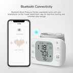 yuwell Smart Wrist Blood Pressure Monitor with Bluetooth | Medical Grade, BP Machine for Home Use | Ultra Light Weight, Smart Inflation Cuff, Large Display, Rechargeable Battery, App for iOS & Android