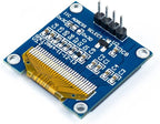 Hosyond 5 Pcs 0.96 Inch OLED I2C IIC Display Module 12864 128x64 Pixel SSD1306 Mini Self-Luminous OLED Screen Board Compatible with Arduino Raspberry Pi(Blue and Yellow)
