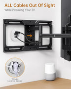 HAPYTHDA in-Wall Cable Management Kit, Wire Hider for Power & Low Voltage Cables, TV Cord Hider for Wall Mounted TV, TV Cable Hider Wall Kit, Includes Hole Saw Drill Attachment