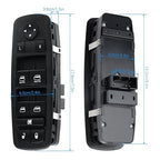 WUANGKI Master Power Window Control Switch | Front Driver Side | 11 Pins | Compatible with 2015-2017 Chrysler 200 | 2011-2019 Dodge Charger | 2016-2018 Ram 1500 2500 3500 4500 5500 | OE 68139805AB