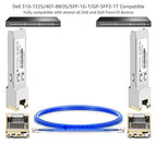 OPSTRAN 1000BASE-T SFP RJ45 Copper Transceiver Module Compatible with Dell Force10 GP-SFP2-1T SFP-1G-T 310-7225 407-BBOS 100m Cat5e/6 4 Pack