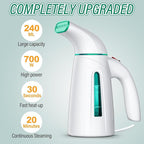 OGHom Steamer for Clothes, Handheld Clothing Steamer for Garment, 240ml Big Capacity 700W Portable Travel Steam Iron (Teal)