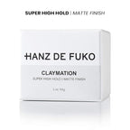 Hanz de Fuko Claymation – Premium Men’s Hair Styling Clay for a Super High Hold, Matte Finish – Clay & Wax Hybrid, Ideal Texture Product for Straight, Wavy and Thick Hair Types – 2 oz, Travel Size