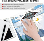 Design - UFO Square Mouse pad, Texture, Waterproof, Anti Slip Rubber Base, Computer Mouse pad, Laptop Mouse pad
