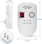 Natural Gas Detector, Plug-in Propane Gas Detector for Home & RV, Gas Leak Detector for LNG, LPG, Methane