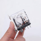 TWTADE/JQX-12F-2Z DC 24V Coil Voltage 30A DPDT 2NO+2NC General Purpose High Power Relay 8 Pin