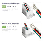 RAYZEEK 3 in 1 Motion Sensor Switch with Occupancy Sensor/Vacancy Sensor/Normal On-Off Switch Options,PIR Motion Activated Wall Sensor Switch for Indoor,PC Fireproof(10A, Ground Wire Version)