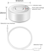 Nestool WiFi Water Leak Detectors for Home with Tuya APP Push and 100dB Sound Alarm, Suit for Warehouse, Basement, Kitchen, Laundry Room, Compatible with Alexa&Google Assistant (Support WiFi 2.4G)