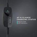 Lectron Portable Level 1 J1772 EV Charger with Wi-Fi/App Control - 12 Amp, 120V Portable Charger with NEMA 5-15 Plug, 16ft Charging Cable - for J1772 Electric Vehicles ONLY