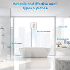 Mamibot W120-DP Robot Window Cleaner for High-Rise Glass - 3200Pa Strong Suction, Multiple Cleaning Modes,4 Water Spray Nozzles,Edge Detection Technology,App&Remote Control(Orange)
