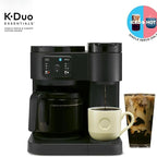K-Duo Essentials Coffee Maker for Hot and Iced Drinks, Single Serve KCup Pod Brewer and 12 Cup Carafe Drip Coffee Pot, 72 oz Water Reservoir,Pause & Pour Feature, Perfect for Home & Office Use