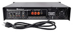 Rockville RCS350-6 350W 6 Zone 70V Commercial Amplifier, Bluetooth, USB, Optical, Rack Mount, for Restaurants and Offices
