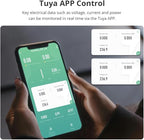 Smart Home Energy Monitor with 2 x 120A CTs, Live Electricity Usage Tracking, Supports Single-Phase 3-Wire System, Works with Home Assistant & Zigbee2MQTT (Zigbee Version)