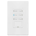 TG 12 Hour Timer Switch Neutral Wire Required for Patio, Path, Porch Lights and Sprinklers, 30min-12Hr, Wall Timer for Fan Motor and Ventilation, 1/2HP Support, Single Pole, UL Listed, TS-C12H, White