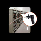 1 Set Battery Energy Storage Connector, 60A 10mm² High Current Connectors Quick Plug Terminal Black Right Angle Plug and Socket IP67 Waterproof Power Adapter (60A, Black)