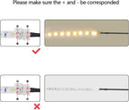 LightingWill 10pcs/Pack DC Female Plug Solderless Snap Down 2Pin Conductor LED Connector for Quick Splitter Connection of 8mm Wide 3528 2835 Single Color Flex LED Strips