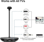 SIMOLIO Wireless Headphones for TV with Clear Dialog Mode, Boosted Volume & Spare Battery for Seniors, Comfortable TV Watching w/L/R Balance, by-Pass, Charging/Transmitter Stand 2-in-1, No Pairing