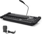 DMX 384 Channel Lighting Controller with DMX512 Protocol Compatible with Moving Head Light, DMX Operator Console with MIDI Control for DJs, Stage, Party, Club, Theater Lighting