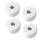 Universal Junction Box for Bullet Security Camera,Dome Camera Junction Box Mount Bracket, Indoor/Outdoor Wall Ceiling Mount Hide Cable Junction Base Boxes for Reolink Solar Panel (4pcs)