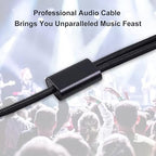 Smithok USB C to Dual 6.35mm 1/4 inch Stereo Splitter Y Cable, USB Type C to Dual 6.35mm 1/4 inch TS Audio Cord for iPhone 15 Series,Smartphone,Tablet,Laptop, Amplifier, Speaker(6.6 ft/2m)