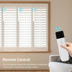 Zigbee Plantation Shutters Motor for Motorized Plantation Shutters and Automatic Curtain Opener, Requires Tuya Zigbee Hub (Only Motor)