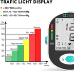Blood Pressure Monitors, Bp Monitor - Blood Pressure Machine Large Cuff Blood Pressure Monitor Upper Arm Cuff 8.7''-17.3'', Large Screen, 2 Users Total 198 Memories