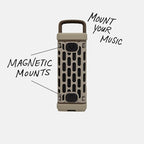 Turtlebox Ranger: Loud! Outdoor Portable Bluetooth 5.4 Speaker | Rugged, Waterproof, Ultra-Portable | Plays to 105db, Deep Bass, Shockproof, Unlimited Pairing for Full Stereo Experience, Tan