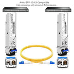 OPSTRAN 1000BASE-LX/LH SFP Optical Transceiver Module Compatible with Arista Networks SFP-1G-LX 1310nm 20km DOM Duplex LC SMF