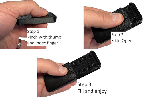 3BP - Size 312 Hearing Aid Battery Case, New Slim Design Pocket Size Storage Container (SMALL (4))"