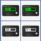MOAIYU DC8-30V Electricity Meter Digital LCD Display Car Battery Charging Levels Indicators Leads Acid Lithium Voltmeter