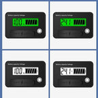 12V 24V Battery Capacity Indicators DC8-30V Leads Acid Lithium Voltages Tester Charging Levels Indicators Battery Capacity