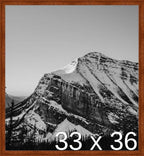 Frame It Easy 33 x 36 Russet Wood Frame (Derby)