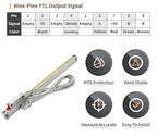 3 Axis DRO Kit Digital Readout TTL Linear Scale Kit 5um Precision (0.0002") for Milling Lathe Machine （170mm~1020mm ）