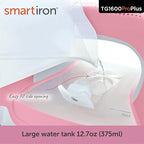 oliso TG1600 ProPlus Smart Iron with Auto-Lift – 1800 Watt Steam Iron for Clothes, Sewing, Quilting & Crafting – Diamond Ceramic-Flow Soleplate, Rosé