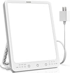 SUXIO Light Therapy Lamp - 10000 Lux Therapy Lights Lamp, 3 Timer & Mode Sunlight Lamp, Memory Function Daylight Lamp, Portable Light Box Therapy Use As Lift Mood, Happy Lamp for Home/Office/Travel