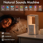 WILIT Digital Alarm Clock, Sunrise Alarm Clock with Nightlight, 9 Sleep Aid Sounds, White Noise Sounds Machine, Dimmable Display, Snooze,USB Charging Port,Gift for Women,Men,Teens,Kids,Travel