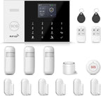 PGST WiFi Alarm System for Home Security,16 PCS Wireless Home Security System with DIY Expandable Door Alarm Sensor,Motion Detector,Tuya APP Instant Alerts for Villa,Apartment,No Monthly Fee