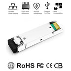 OPSTRAN 10GBASE-ER SFP+ Optical Transceiver Module Compatible with Fortinet FN-TRAN-SFP+ER 1550nm 40km DOM Duplex LC SMF