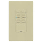 TG Countdown Timer Switch for Bathroom Fans and Household Lights, 1-5-10-15-20-30 Min Settings with Manual Override, Always On Blue LED, Neutral Wire Required, UL Listed, Screwless Wall Plate, Ivory