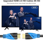 4K HDMI 100 FT Cable (HDMI 2.0,18Gbps) Ultra High Speed Gold Plated Connectors,Ethernet HDMI Cord, 4K@60HZ 2K 1080P 3D ARC Compatible with UHD TV Monitor Laptop Xbox PS4/PS5 ect(30m)