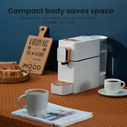 Espresso Machine for Coffee Capsules Compatible with Nespresso OriginalLine Machine, Espresso Maker for Nespresso OriginalLine, Bestpresso Coffee Capsules Peet's Espresso more (White)