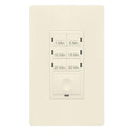 ENERLITES 30-Minute Countdown Timer Switch, 1-5-10-15-20-30 Min, for Bathroom Fans, Heaters, Lights, LED Indicator, 120VAC 800W, Neutral Wire Required, UL Listed, HET06A-R-LA, Light Almond