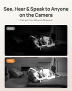 Anona 4K UHD Indoor Camera with 64GB SD Card, Pet/Dog/Baby Security Camera with Phone App, 360° Pan-Tilt, 2.4G/5G Wi-Fi 6, Auto-Tracking, Person/Pet/Baby Crying Detection, Privacy Mode, Two-Way Audio