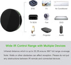 Smart IR Remote Control Hub WiFi Infrared Universal Remote Control IR Blaster Smart Home Automation Compatible with Alexa Google Home