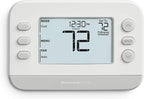 New! Honeywell Home Programmable Thermostat, Conventional/Heat Pump Compatibility, Flexible Schedule, X2P, White, RTH22B