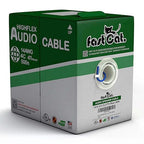 fast Cat. Speaker Wire 14 Guage 4C, UL Listed & CMR/CL3R-FT4 Rated - Speaker Cable w/PVC Jacket, 100% Oxygen-Free Pure Bare Copper - (41) MidFlex 14 Guage Wire - in-Wall Use-500ft Bulk Cable, Blue