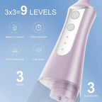 Electric Water Flosser Water Flosser Portable Dental Flosser Oral Cleaning (L10 Pink)